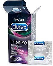 Презервативы рельефные, 10 шт - Durex Intense Orgasmic — фото N3