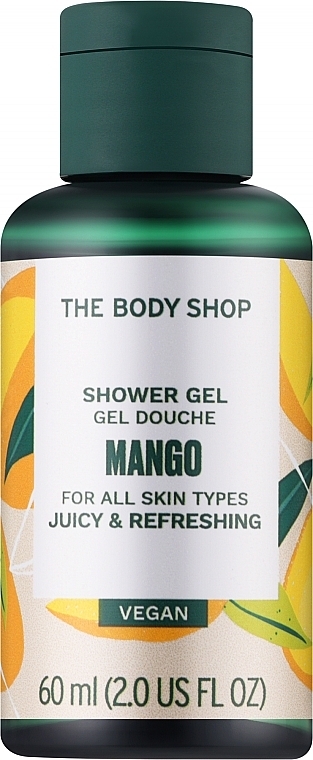 Гель для душа "Манго" - The Body Shop Mango Vegan Shower Gel (мини) — фото N1