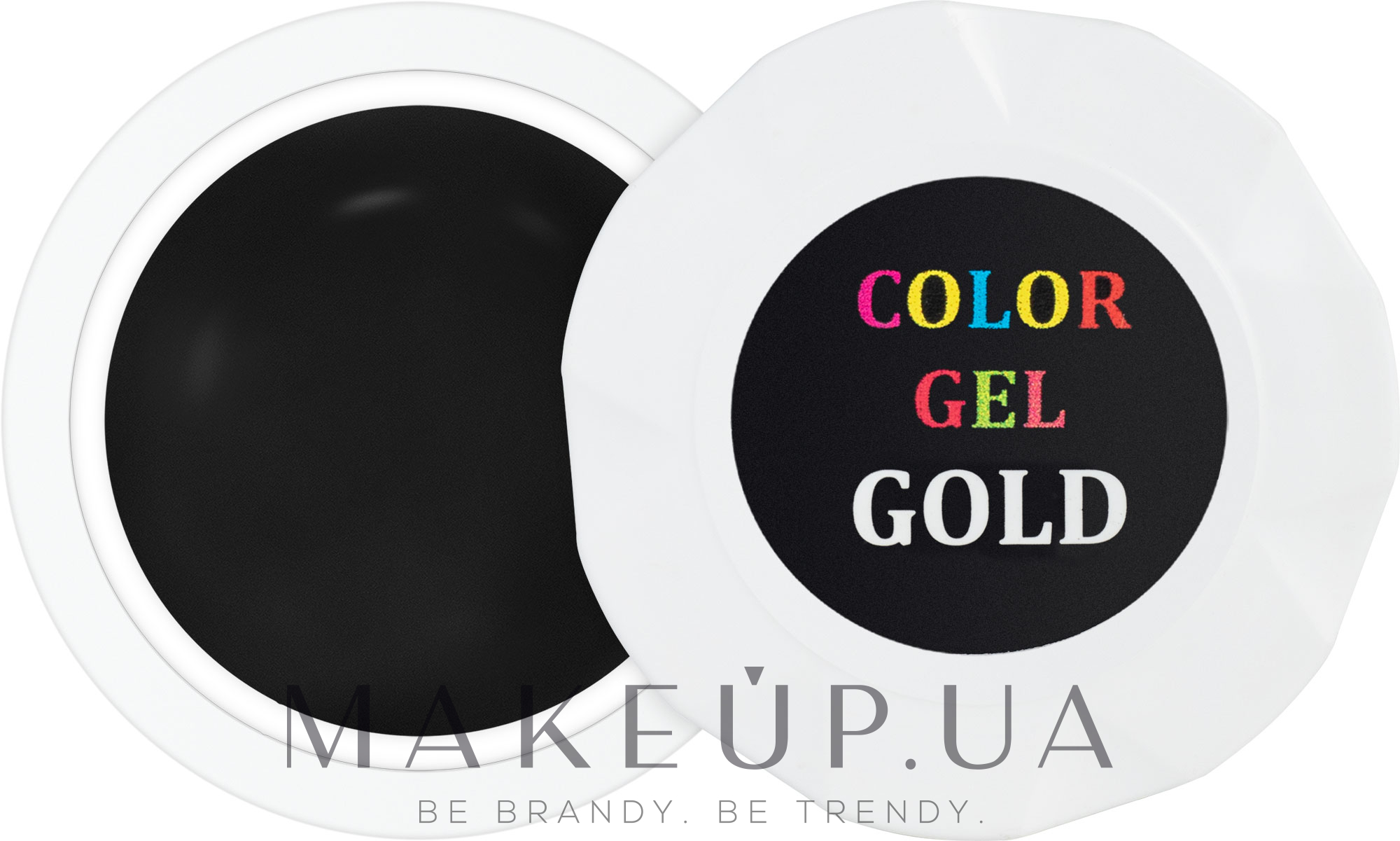 Гель-краска для ногтей - Nails Molekula Deluxe Line Color Gel — фото Black