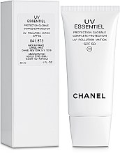 Солнцезащитное средство для лица - Chanel UV Essentiel Complete Protection Pollution Antiox SPF 50 (тестер) — фото N2