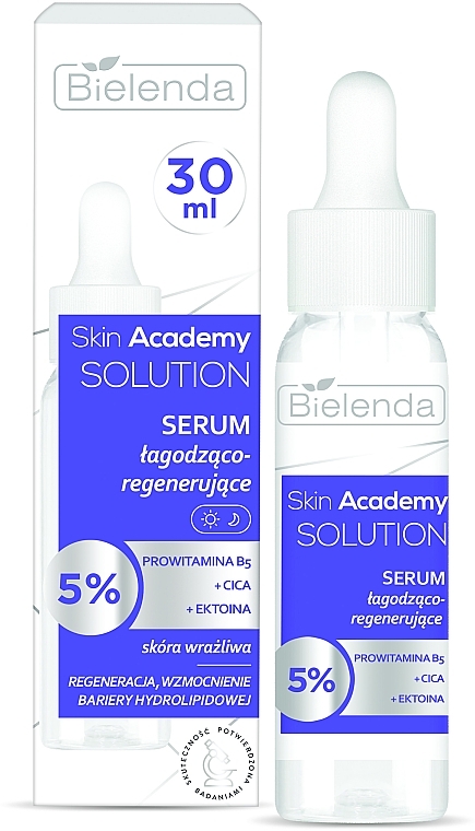 Успокаивающая и регенерирующая сыворотка - Bielenda Skin Academy Solutions Soothing and Regenerating Serum — фото N2