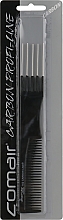 Духи, Парфюмерия, косметика Расческа №102 "Carbon Profi Line" для тупирования с гребнем, 19,5 см - Comair
