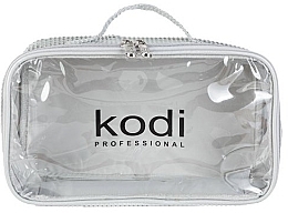 Косметичка "Aquarium" з прозорим верхом, сріблясті стільники - Kodi Professional — фото N1