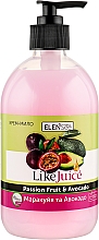 Крем мыло жидкое "Маракуйя-авокадо" - ElenSee Like Juice — фото N1