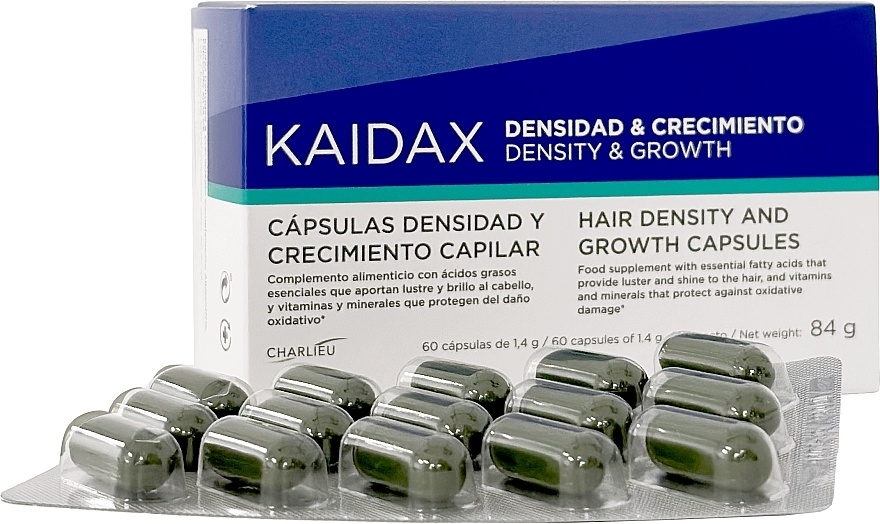 Витаминно-минеральный комплекс для волос - Kaidax Hair Density & Growth Capsules — фото N2