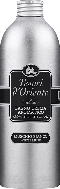 Парфюмированный крем-гель для ванны, белый мускус - Tesori d'Oriente