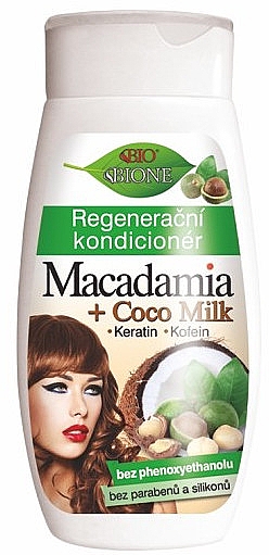 Відновлювальний кондиціонер для волосся - Bione Cosmetics Macadamia + Coco Milk — фото N1