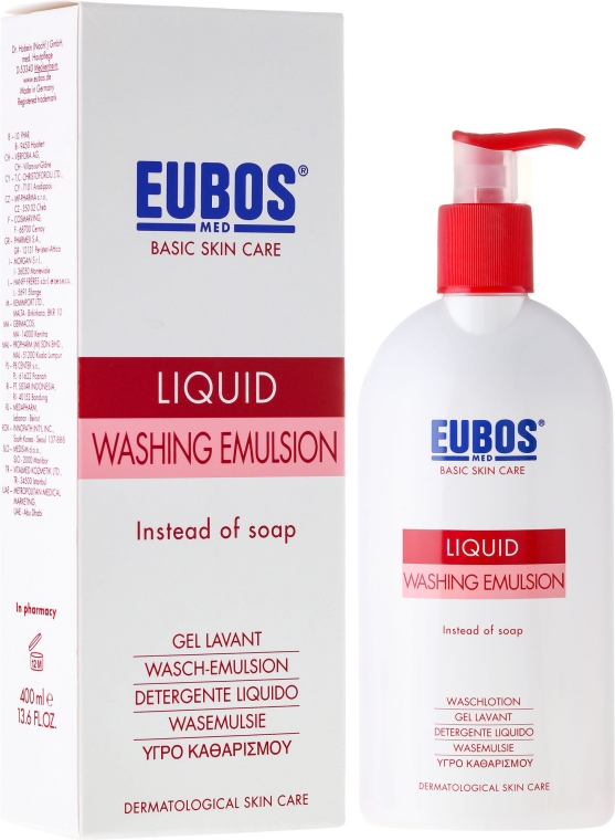 Емульсія для душу - Eubos Med Basic Skin Care Liquid Washing Emulsion Red — фото N4