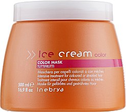 Парфумерія, косметика Маска для фарбованого й мельованого волосся - Inebrya Ice Cream Color Mask