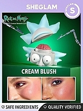 Кремовые румяна для лица - Sheglam Rick And Morty Cream Blush — фото N2