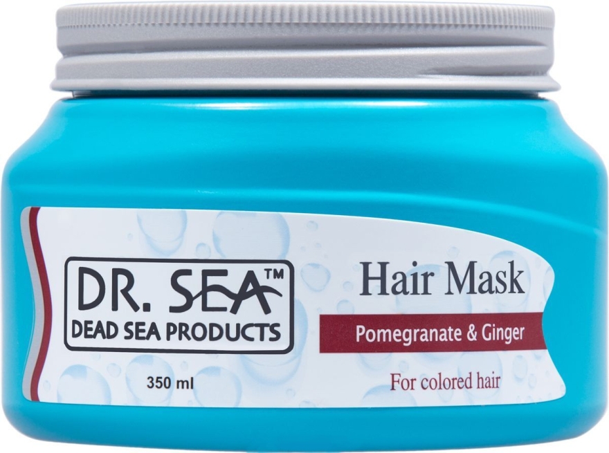 Маска з екстрактами граната та імбиру для фарбованого волосся - Dr.Sea Hair Mask Pomegranate & Ginger For Colored Hair