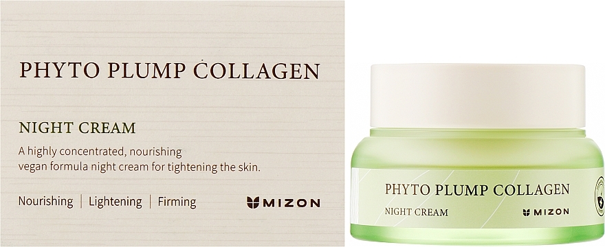 Ночной крем для лица с фитоколлагеном - Mizon Phyto Plump Collagen Night Cream — фото N2