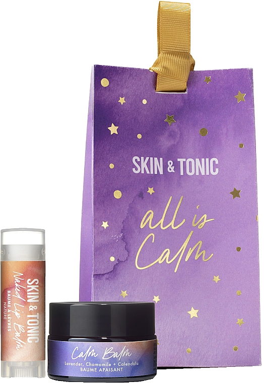 Набор - Skin&Tonic All Is Calm (lip/balm/4,3g + balm/20g) — фото N1