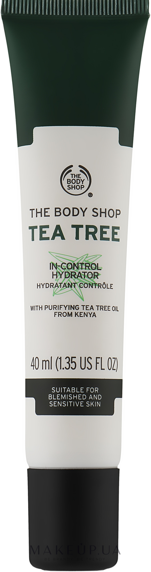 Зволожувальний крем для обличчя - The Body Shop Tea Tree In-control Hydrator — фото 40ml