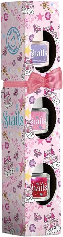 Набор лаков для ногтей - Snails Mini 3 Pack Princess Dream (nail/polish/3x5ml) — фото N1