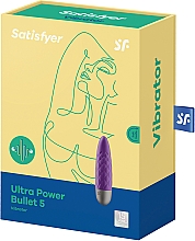 Мини-вибратор, фиолетовый - Satisfyer Ultra Power Bullet 5 Violet Vibrator — фото N2