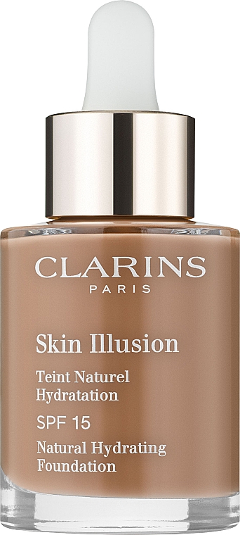Тональный крем для лица с SPF 15 - Clarins Skin Illusion Foundation SPF 15