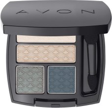 Духи, Парфюмерия, косметика Четырехцветные тени для век - Avon True Color Eyeshadow Quad Summer Limited Edition