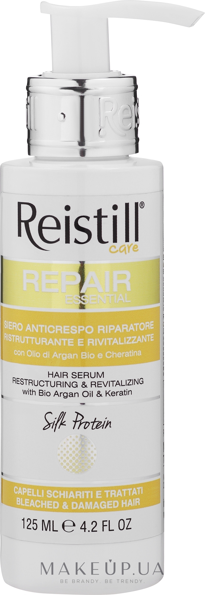Розгладжувальна сироватка для знебарвленого і пошкодженого волосся - Reistill Repair Essential Hair Serum — фото 125ml