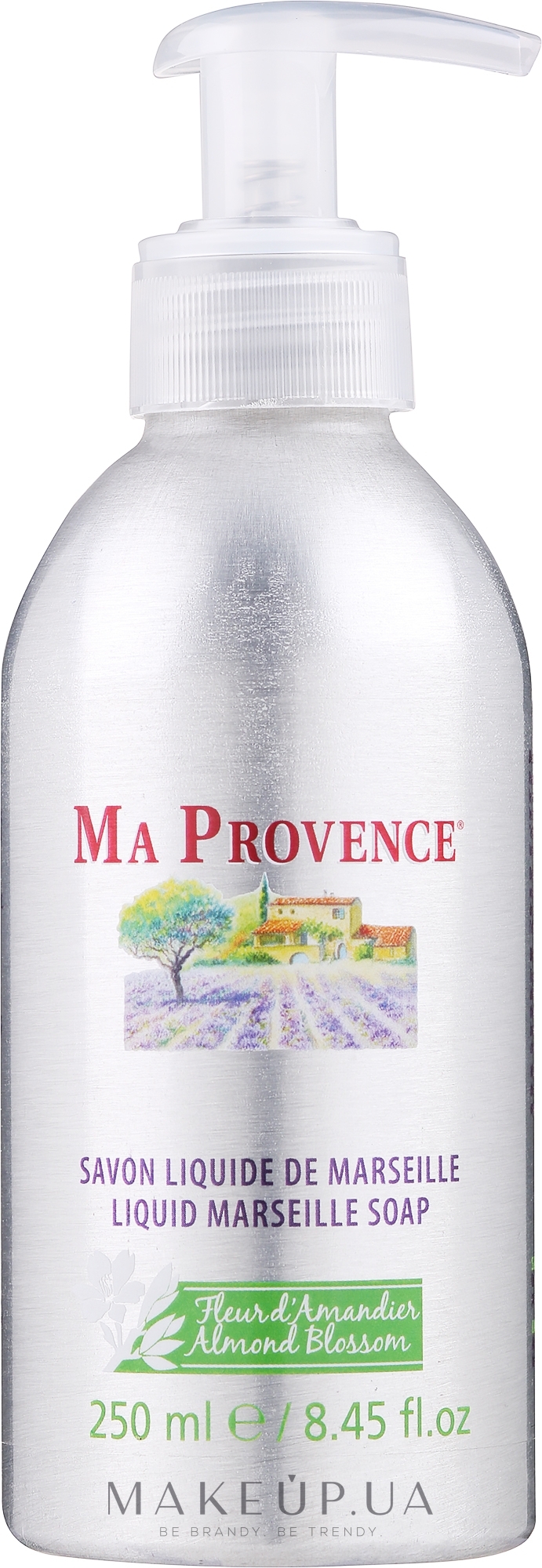 Жидкое Марсельское мыло "Миндаль" - Ma Provence Liquid Marseille Soap Almond — фото 250ml