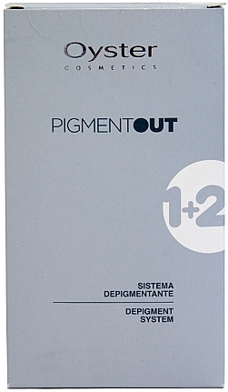 Система для снятия искусственного пигмента с волос - Oyster Cosmetics Pigment Out System (depig/gel/60ml + milk/rivel/100ml) — фото N1