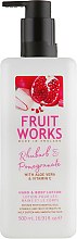 Лосьон для рук и тела "Ревень и гранат" - Grace Cole Fruit Works Hand & Body Lotion Rhubarb & Pomegranate — фото N1