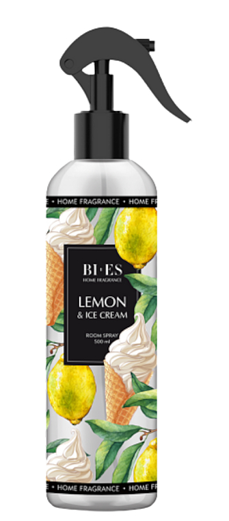 Ароматический спрей для дома "Лимон и мороженое" - Bi-Es Home Fragrance Lemon & Ice Cream Room Spray — фото N1