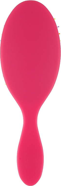 Щетка массажная, овальная цветная d-482, малиновая - Dini — фото N2