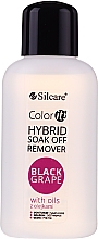 Рідина для зняття гель-лаку - Silcare Soak Off Remover Black Grape — фото N1