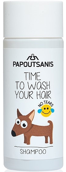 Детский шампунь для волос - Papoutsanis Kids Time To Wash Your Hair Shampoo — фото N1
