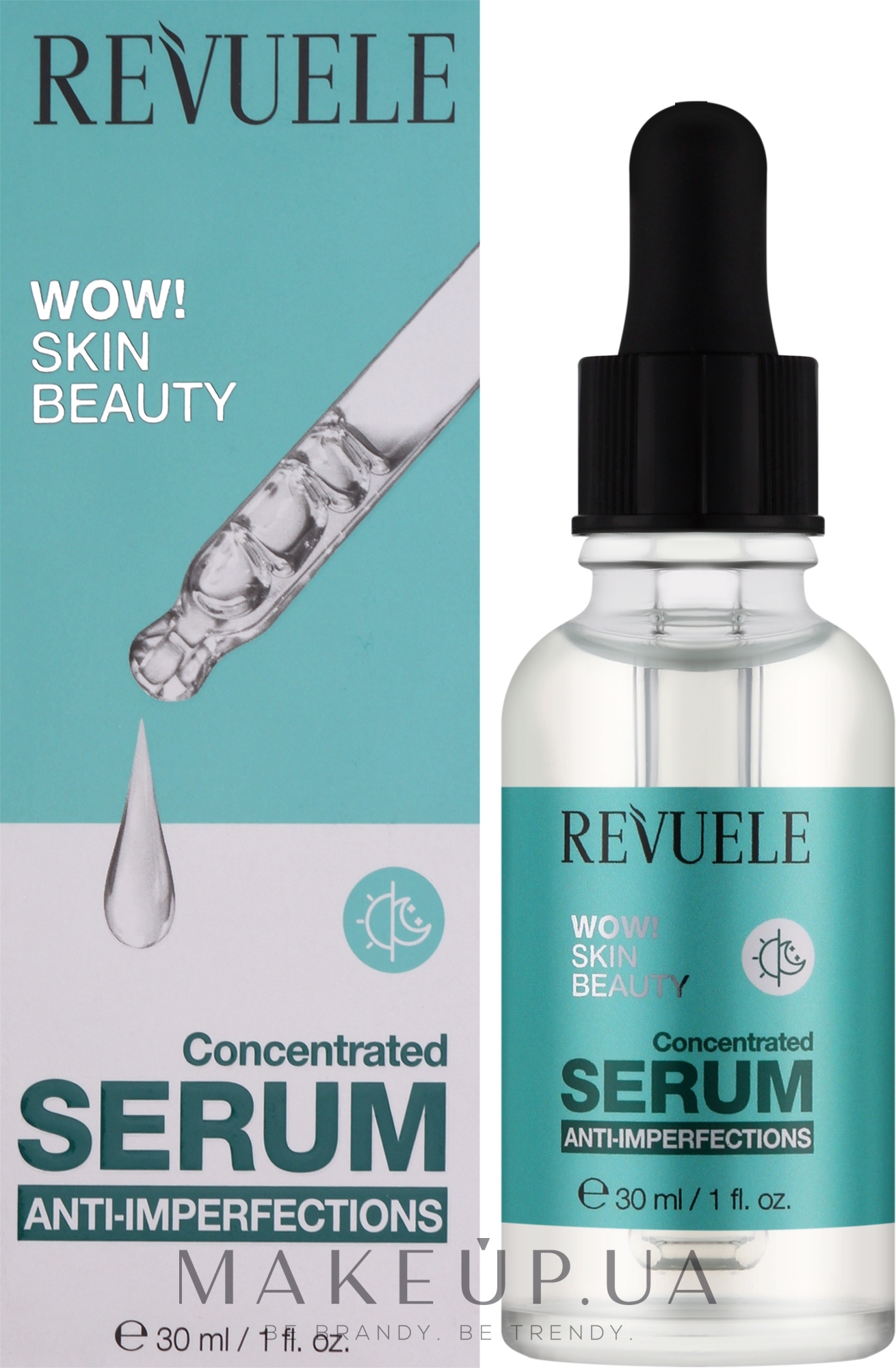 Сироватка для обличчя проти недоліків та висипань - Revuele Wow! Skin Beauty Concentrated Serum — фото 30ml