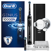 Парфумерія, косметика Електрична зубна щітка - Oral-B Braun Genius 10000N Midnight Black