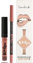 Духи, Парфюмерия, косметика Набор для губ - Lovely Lip Set K*Lips Candy Shop