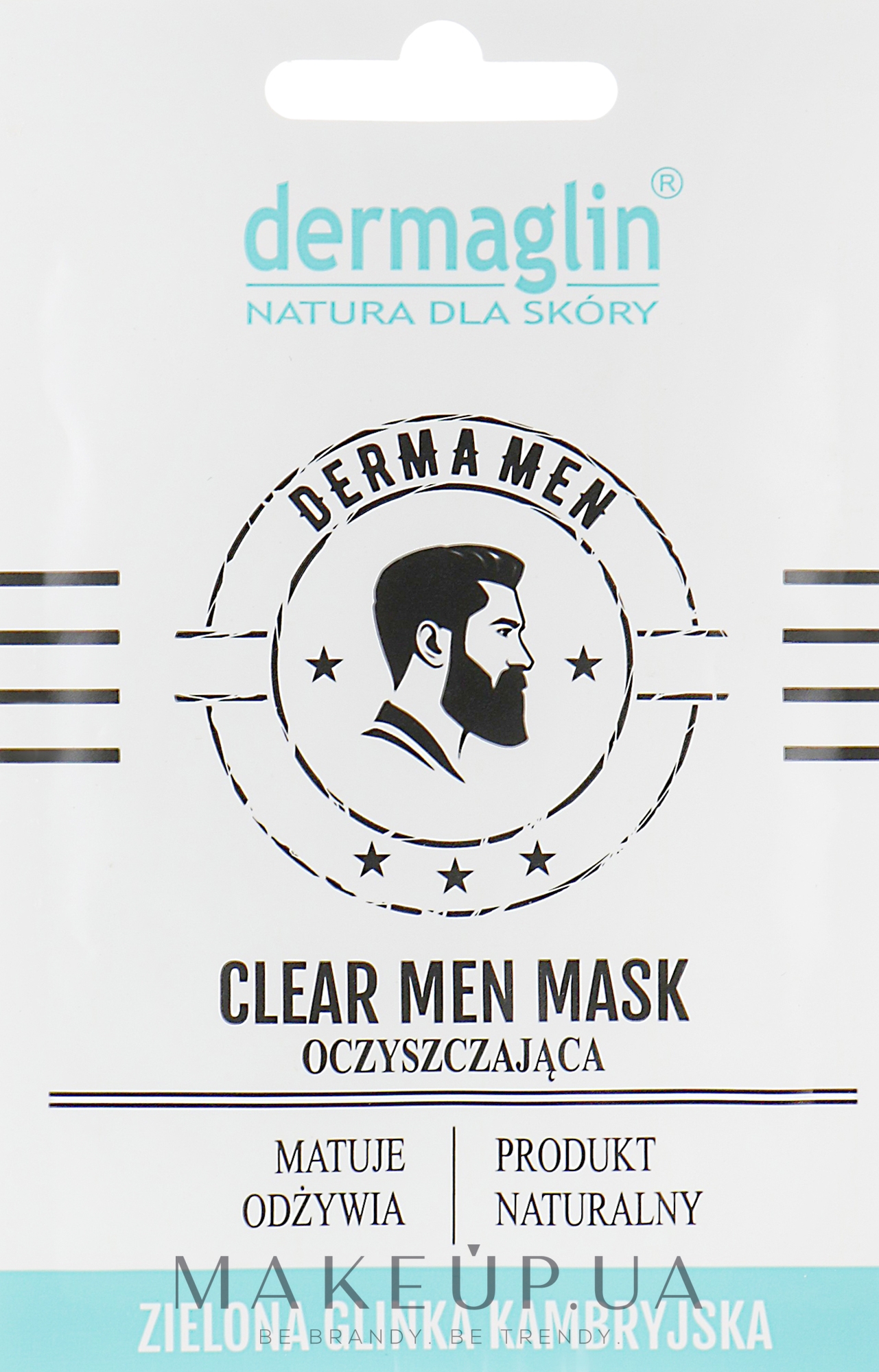 Маска для лица мужчин "Очищение" - Dermaglin Clear Men Mask — фото 20g