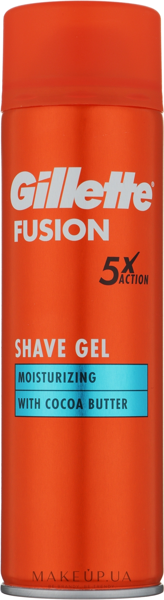 Гель для гоління - Gillette Fusion 5 Moisturizing Shave Gel — фото 200ml
