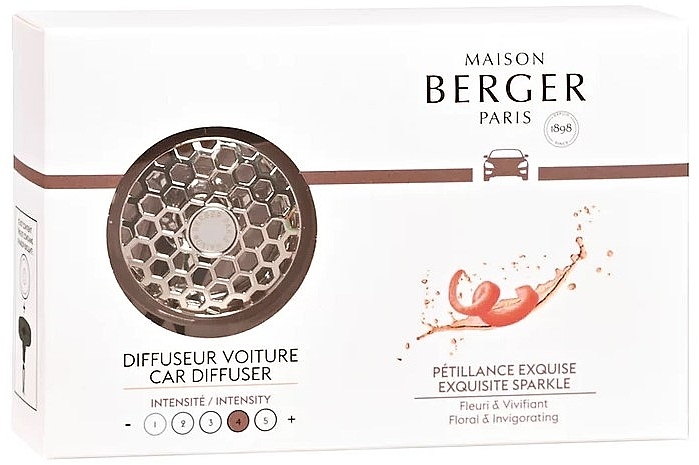 Maison Berger Exquisite Sparkle - Набір (car/diff/1pcs + refill/1pcs) — фото N1