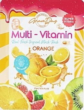 Духи, Парфюмерия, косметика Тканевая маска с экстрактом апельсина - Grace Day Multi-Vitamin Orange Mask Pack