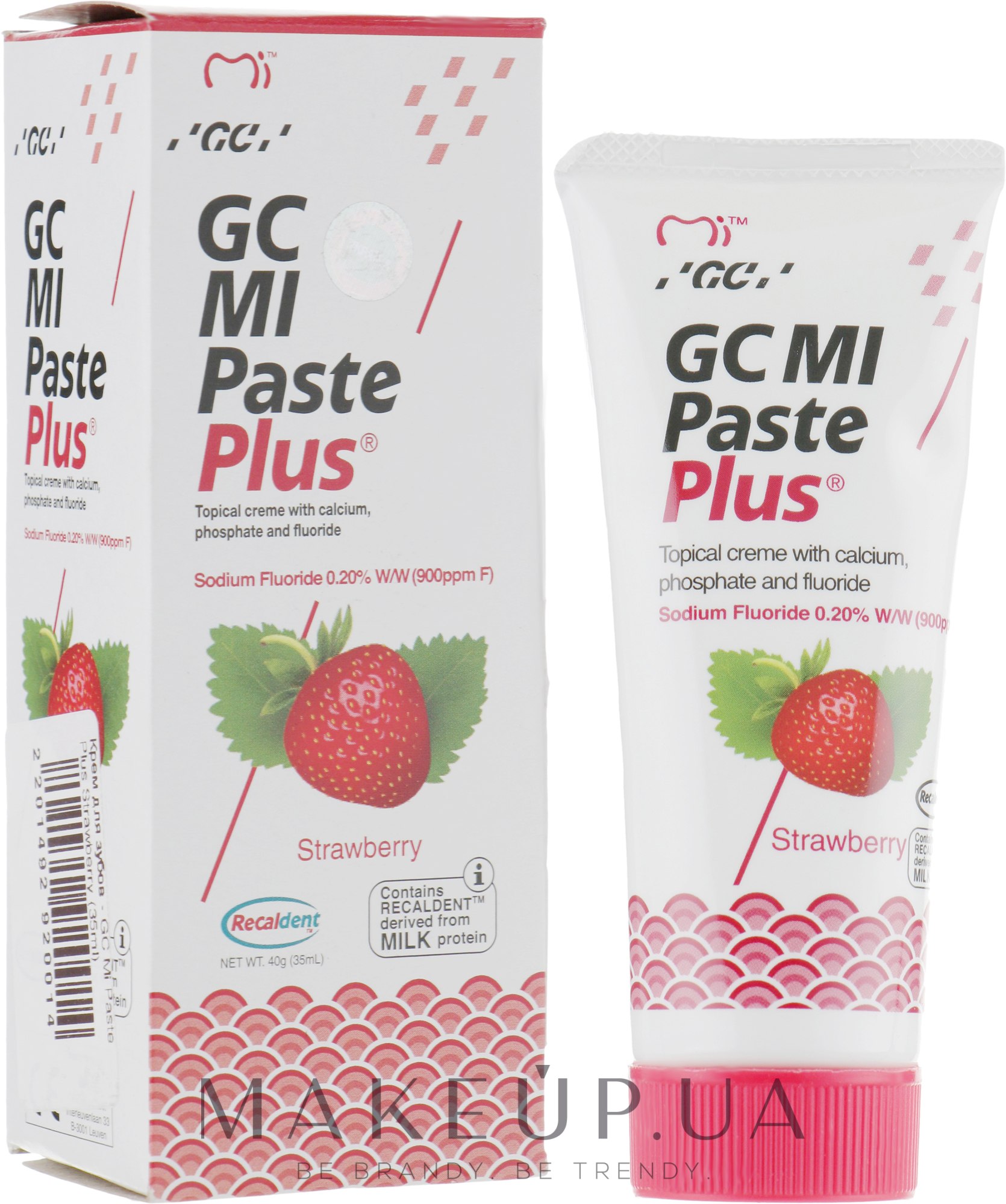 Крем для зубів - GC Mi Paste Plus Strawberry — фото 35ml