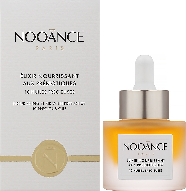 Еліксир для обличчя з пребіотиками - Nooance Paris Nourishing Elixir With Prebiotics 10 Precious Oils — фото N1