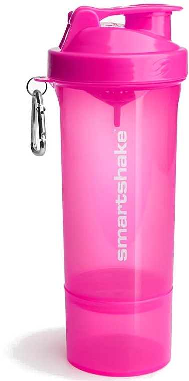 Шейкер, 500 мл - SmartShake Slim Pink — фото N1