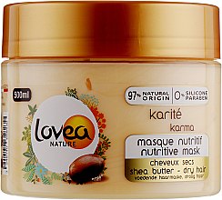 Духи, Парфюмерия, косметика Маска для волос с маслом ши - Lovea Nutritive Mask Shea Butter