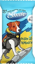 Влажные салфетки "Вместе к Победе", 15 шт, с еврослотом, вариант 2 - Smile Ukraine — фото N1