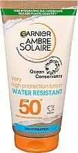 Сонцезахисний лосьйон - Garnier Ambre Solaire Ocean Conservancy Lotion SPF50+ — фото N1