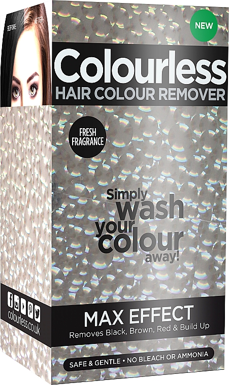 Средство для удаления краски с волос - Colourless Max Effect Hair Colour Remover — фото N1