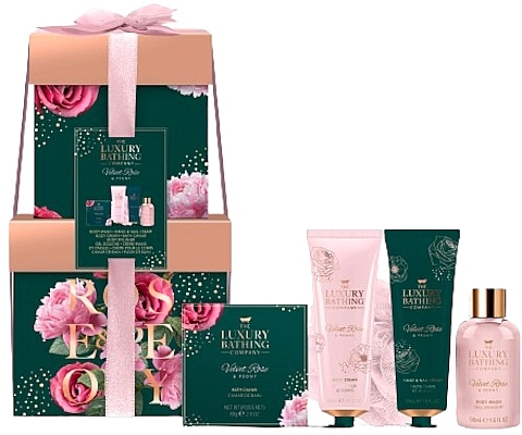 Набір, 5 продуктів - Grace Cole The Luxury Bathing Company Velvet Rose And Peony Complete Collection — фото N1
