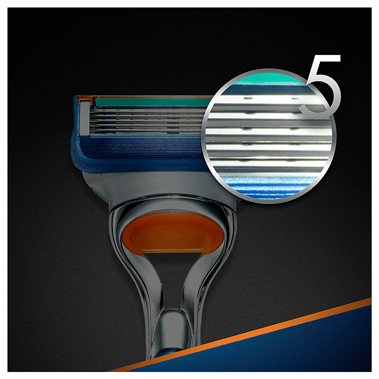 Змінні касети для гоління, 8 шт. - Gillette Fusion — фото N3
