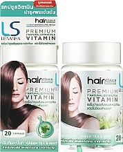 УЦЕНКА Тайские капсулы для волос c зеленым чаем и мятой - Lesasha Hair Serum Vitamin (флакон) * — фото N2