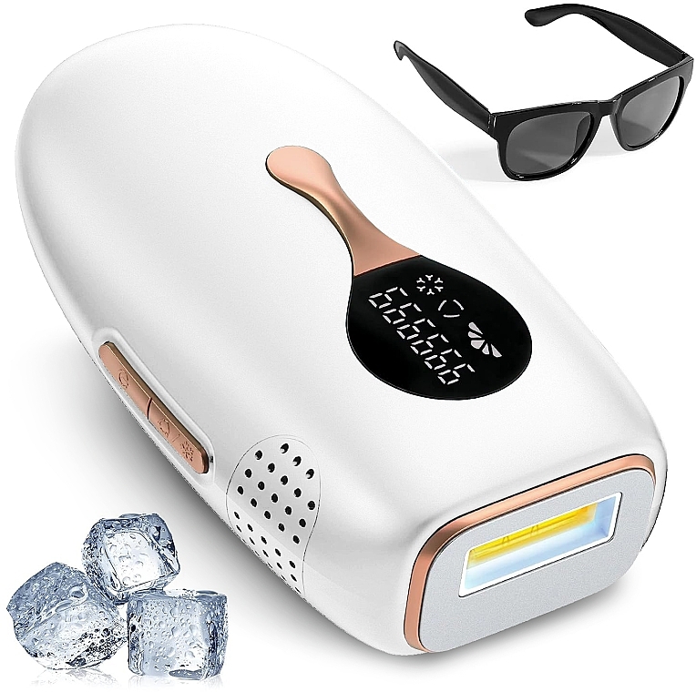 Фотоэпилятор, белый - Aimed Silk Skin Pro Ice Cooling IPL Intensed Pulse Light