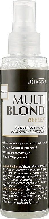 УЦІНКА Спрей для освітлення волосся - Joanna Multi Spray Blond * — фото N1