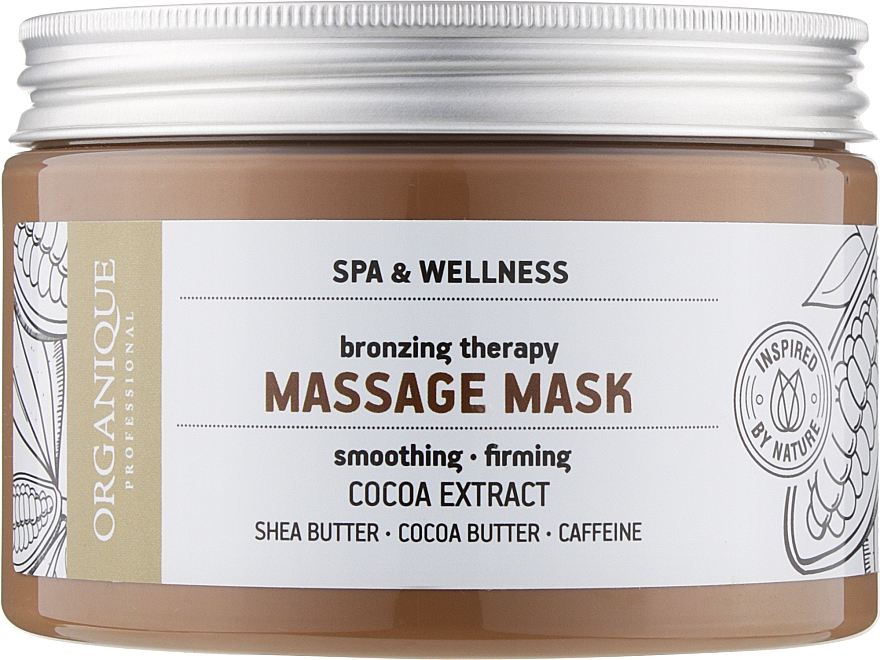Маска для масажу тіла з шоколадом - Organique Professional Spa Therapie Chocolate Massage Mask — фото N1